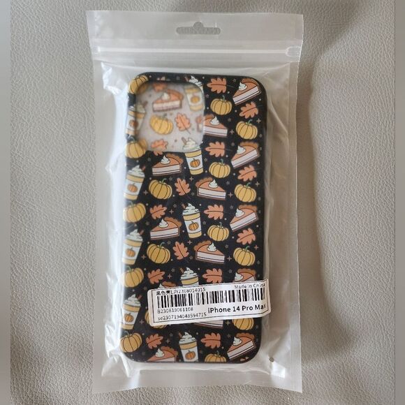 iPhone 14 Pro Max Case - Fall Pumpkin Case - Picture 1 of 2
